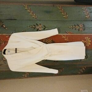 Vintage Tahari Cream Dress Size 10 80's vibe